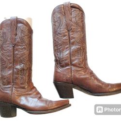 Dan Post Leather Woman's Cowboy Boots 