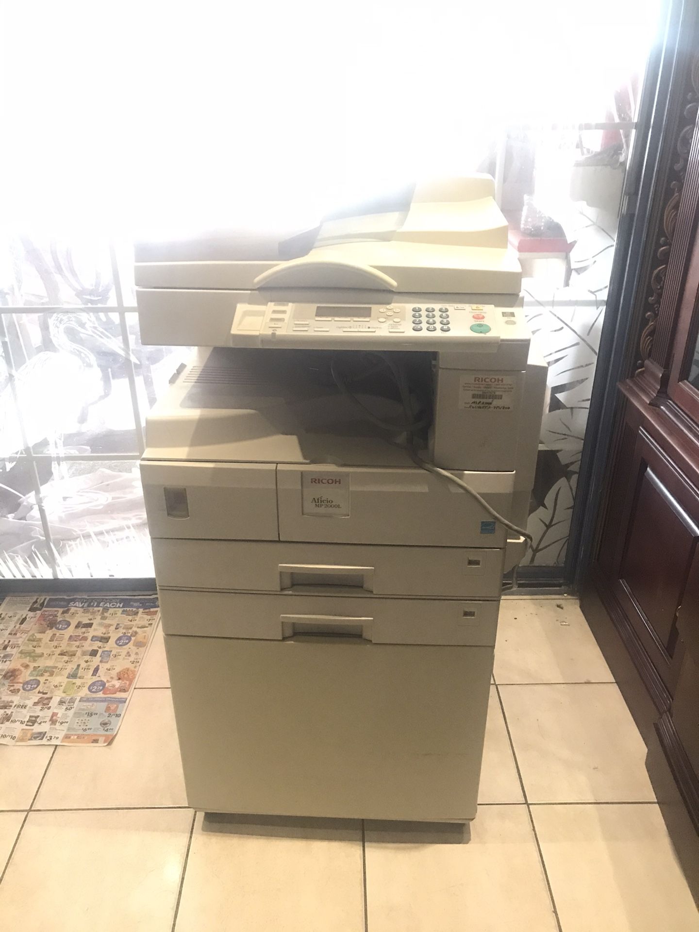 Ricoh Aficio MP 2000 office Printer