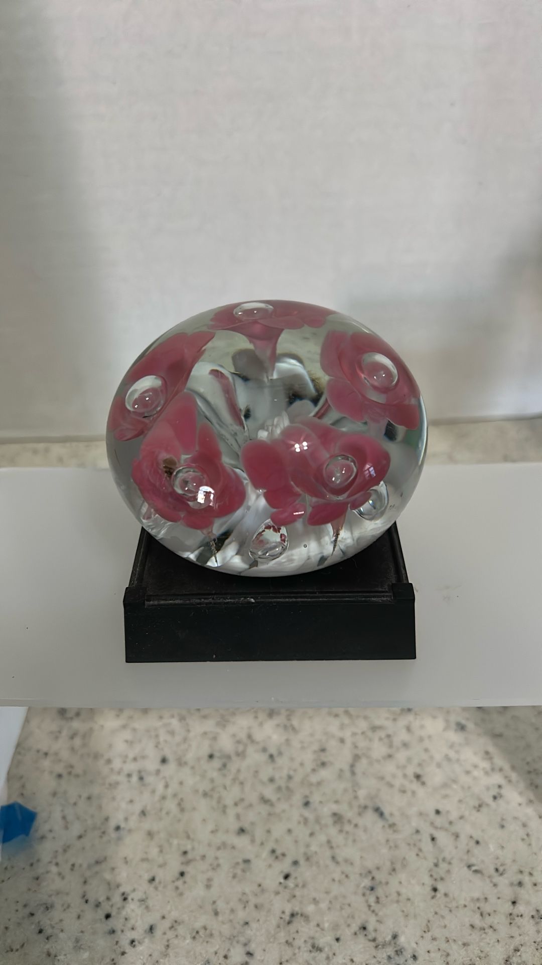 Lovely Flowered Paperweight