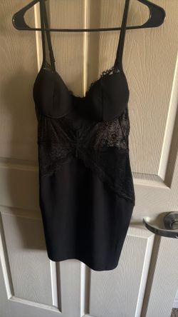 Black meat dress