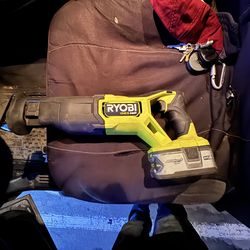 Ryobi hp Sawzall with 4ah battery