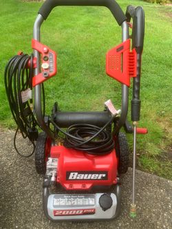 Harbor Freight, Bauer 2000 psi electric pressure washer