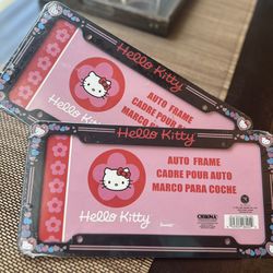 Hello Kitty license Plate frames 