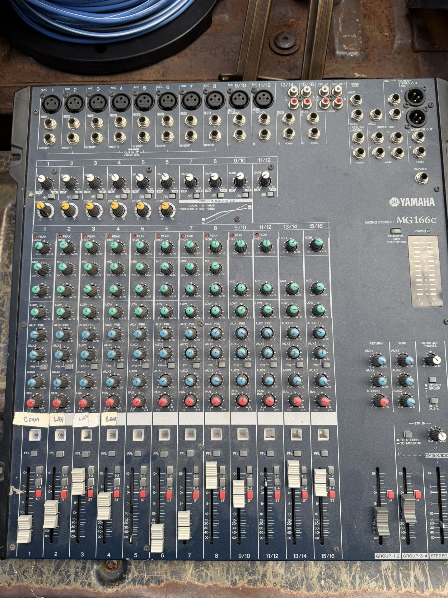 Yamaha MG166C Mixing Console Sound 