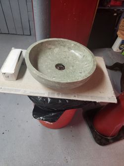 Stone Sink for Bathroom