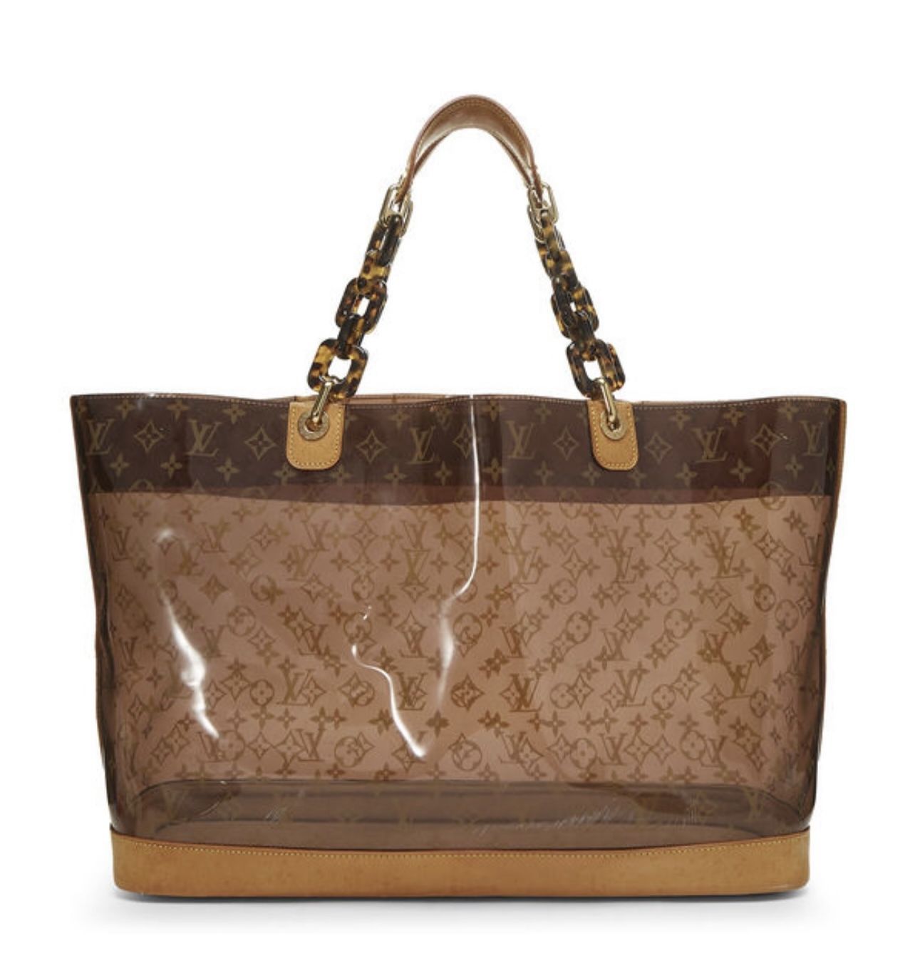 LV Ambre Cabas Vinyl Tote Unicorn Bag Authentic Louis Vuitton