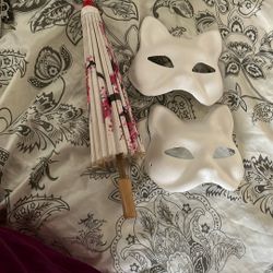 Japanese Beginer Mask Pack W/ Umbrella To Go With