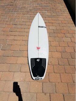 Pyzel red tiger XL surfboard Shortboard 5’10