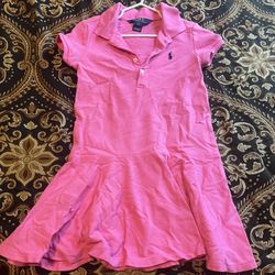 Toddler Girls Pink Ralph Lauren Dress