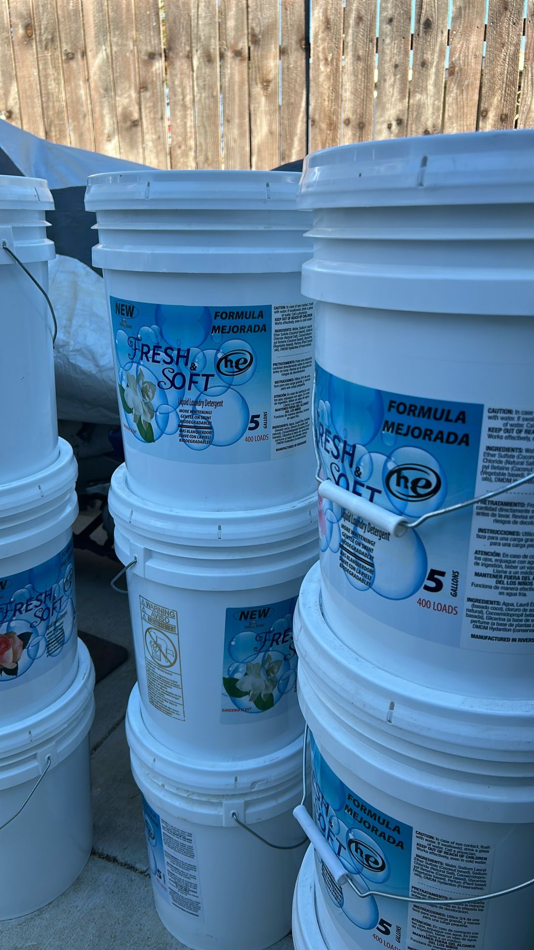 5 Gallon Dish Soap And Laundry Detergent 