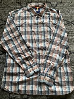 Tommy Bahama Men's Long Sleeve Button Down Shirt Sz Large