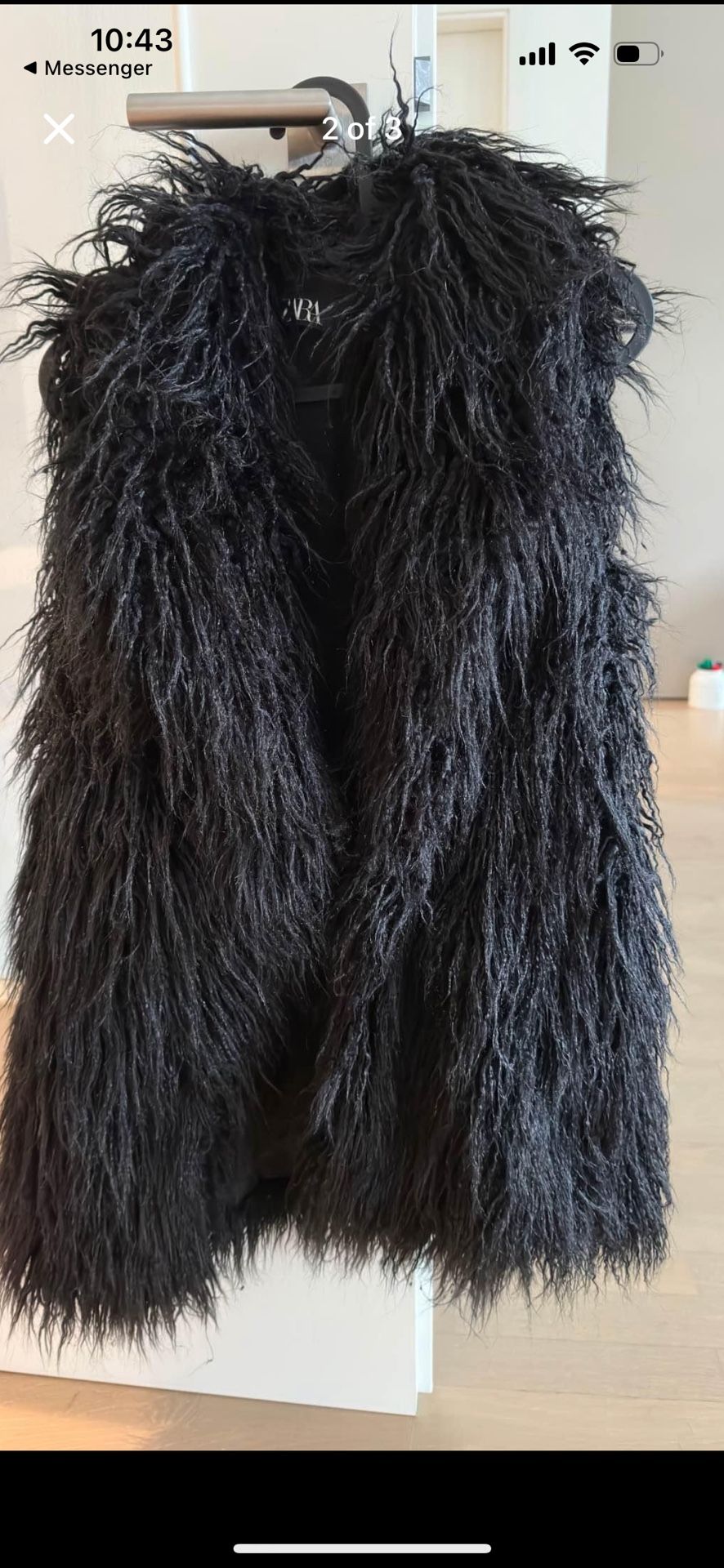 Zara Faux Fur Vest