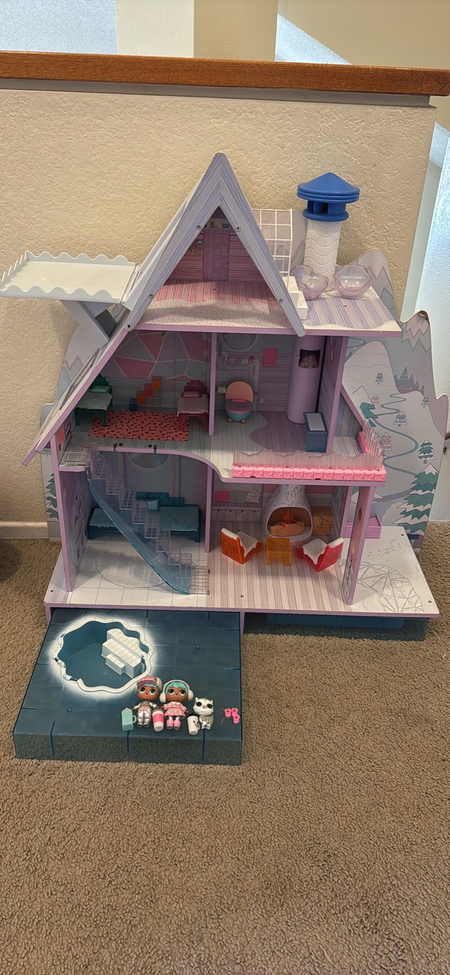 lol Surprise Winter Disco Chalet With Accessories 