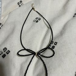Black Bow Choker 