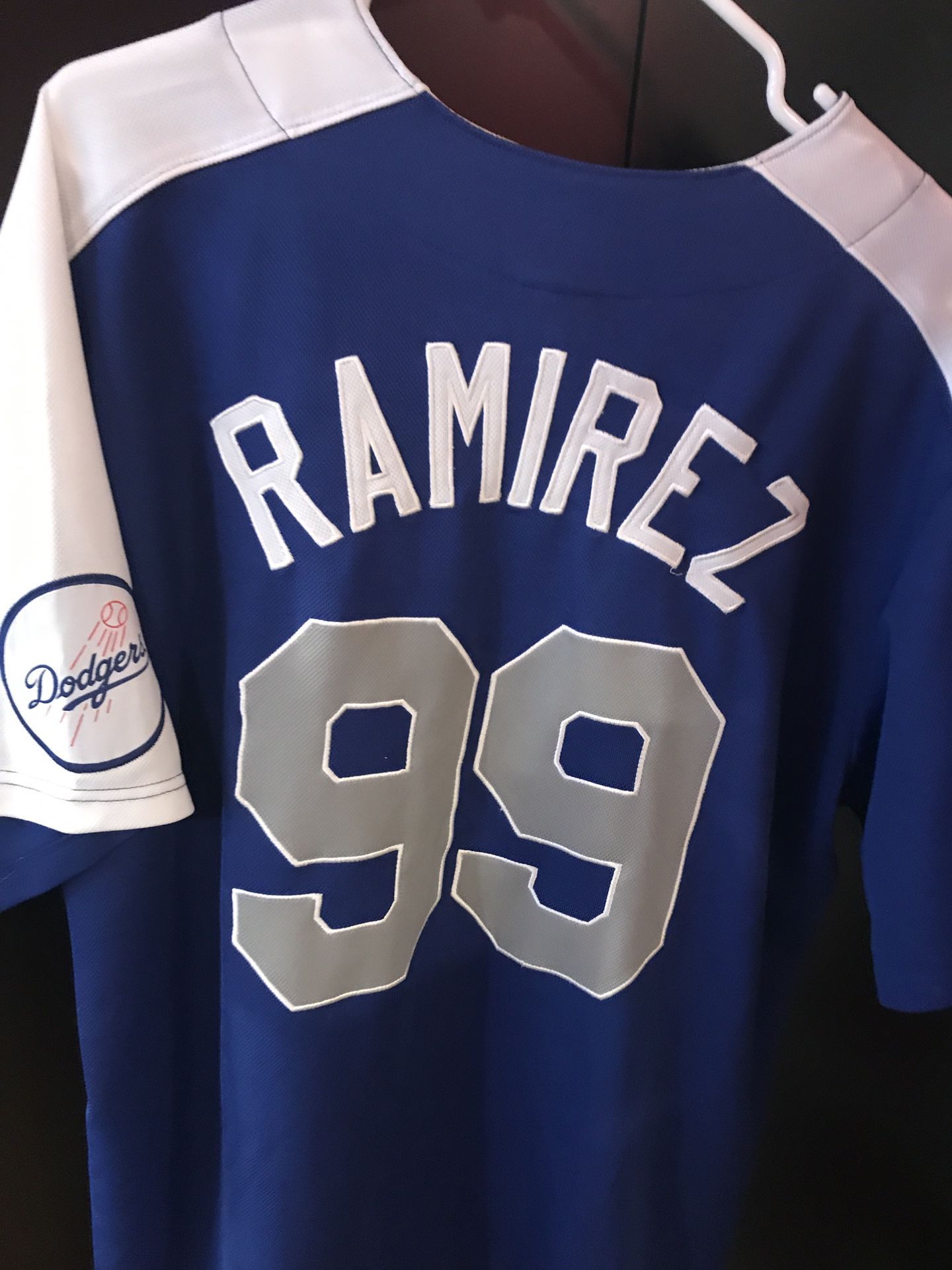 Vintage #99 Manny Ramirez Los Angeles Dodgers MLB Jersey for Sale in San  Diego, CA - OfferUp