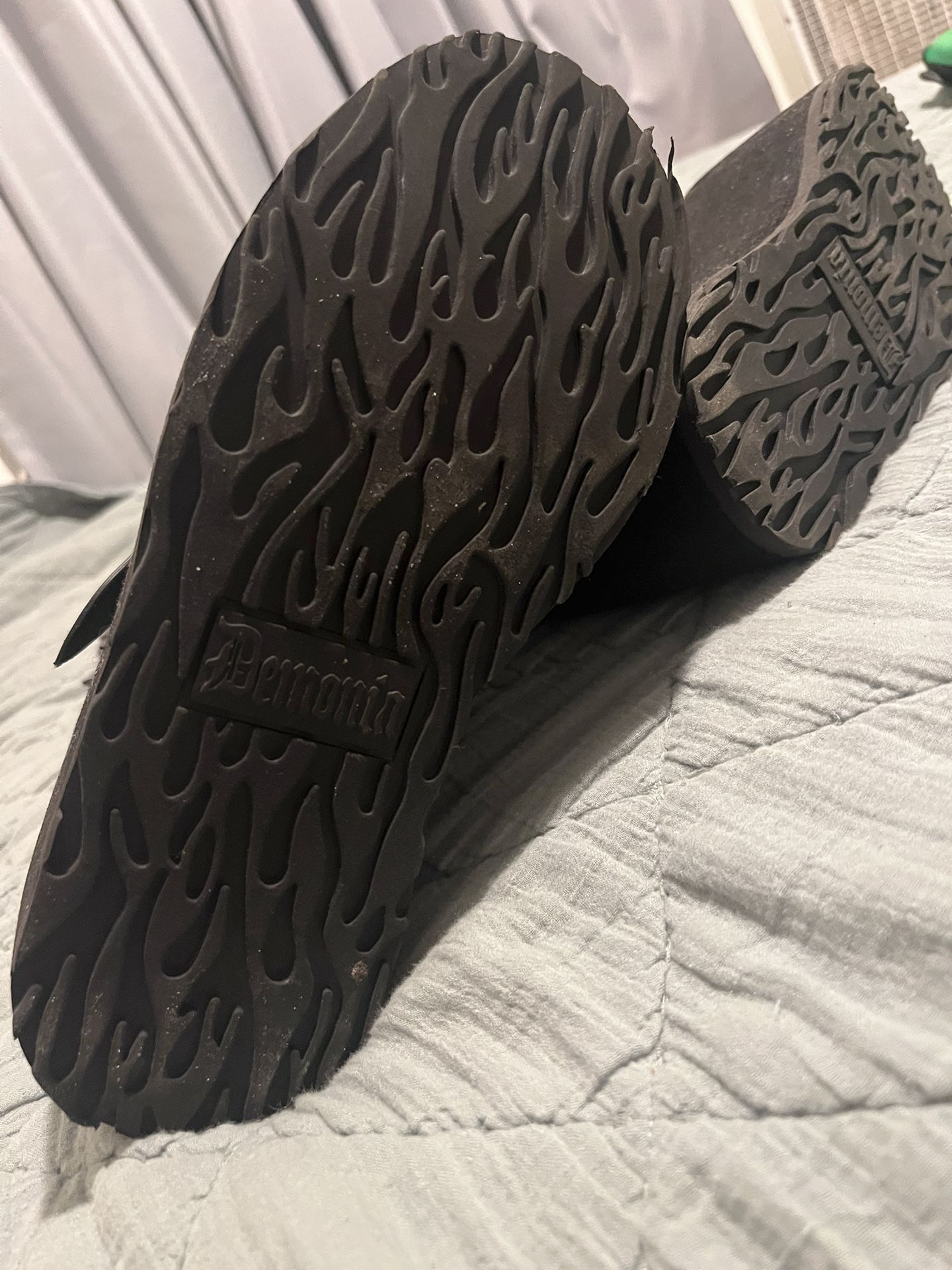 Demonia Boots 7.5 Black Buckles