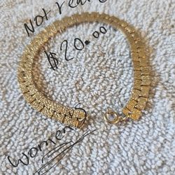 Gold Painted Braclet