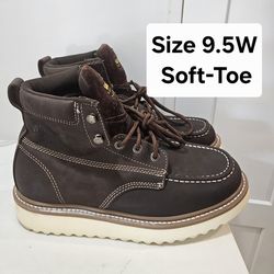 Wolverine Soft Toe Work Boots Size 9.5