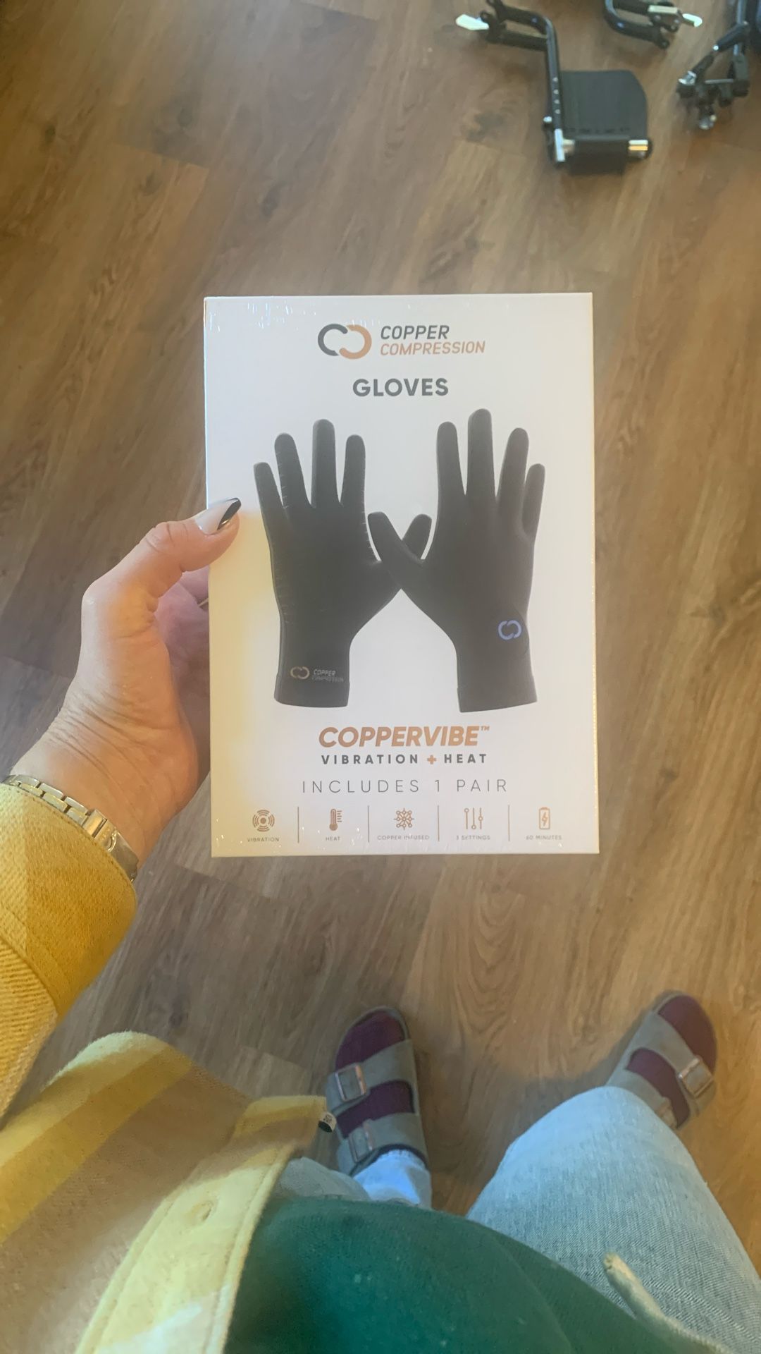 Copper Compression Gloves