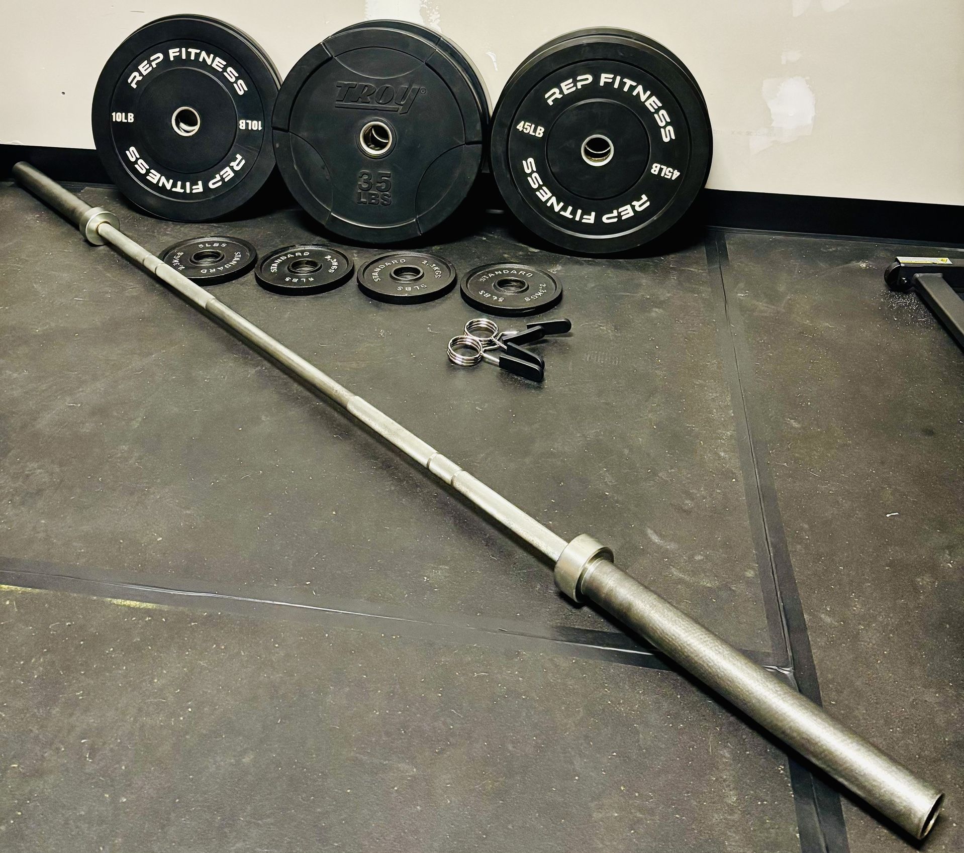 Barbell & Weights Set For Home Gym