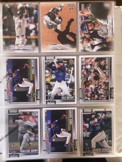 Colorado Rockies Baseball Card Lot of 9