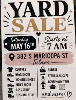 Yard sale