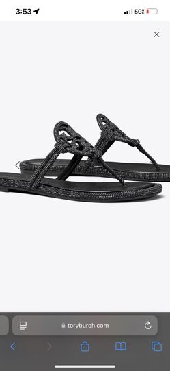 Muller Black Tory Burch Sandals