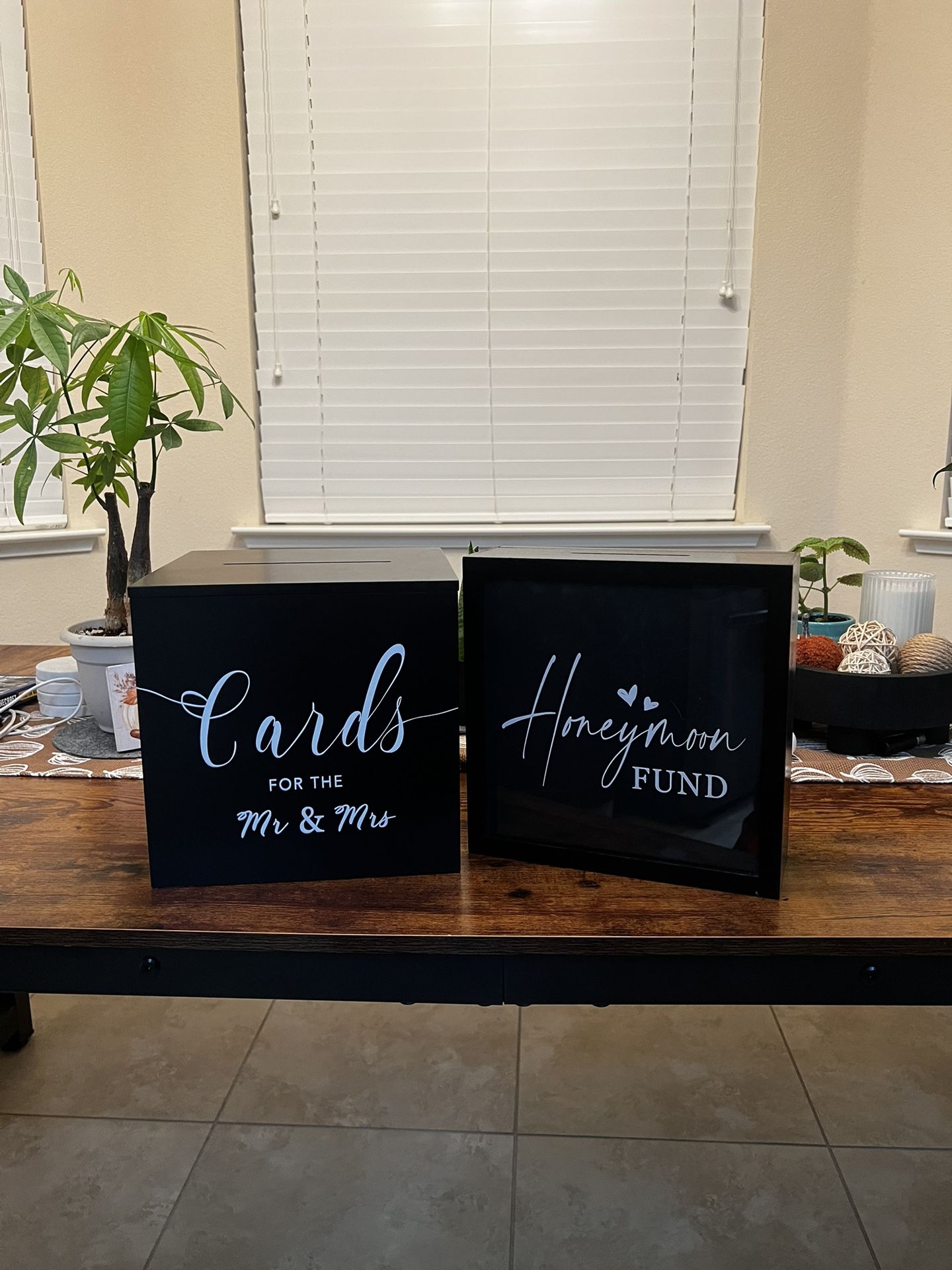 Wedding Card Box and Honeymoon Fund Box