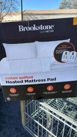 Brookstone heated mattress pad