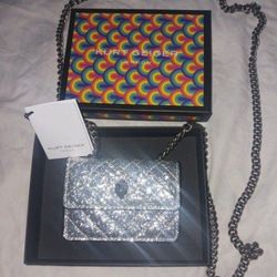 Kurt Geiger Mini London Silver Purse