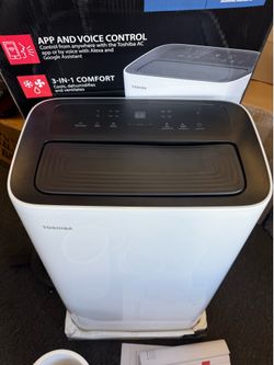Toshiba 6,000 BTU 10000 BTU ASHRAE 3 In 1 Portable Air Conditioner 250 Sqft smart wifi AC Dehumidifier cooling Fan A/C  unit only