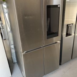 Stainless Steel 29 Cu. Ft. Smart 4-Door Flex Refrigerator With Family Hub