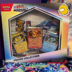 Pokemon TCG Scarlet & Violet Prismatic Evolutions Poster Collection Box