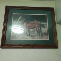 Framed Horse Art
