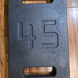 45 Lbs Weight Plate Rectangular 
