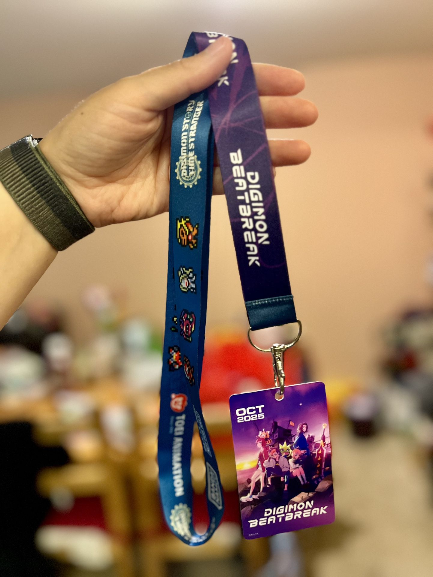 New Digimon Beatbreak (Digimon Story Time Stranger) Lanyard PAX West 2025