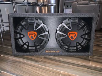 Rockville Dual 12” subwoofers