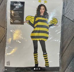 Darling Bee Adult Halloween Costume 3-Piece Set