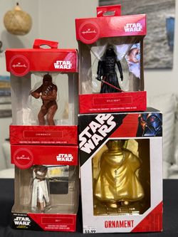 Hallmark and Funko Star Wars Collectible Ornaments and Figures