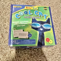 Pete the Cat Cool Cat Math Game Grade 1