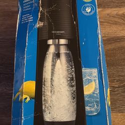 SodaStream Terra (Black) Sparkling Water Maker with CO2 and Carbonating Bottle