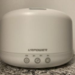 URPOWER ESSENTIAL OIL DIFFUSER (WHITE W/MULTICOLOR LED LIGHTS)💧 