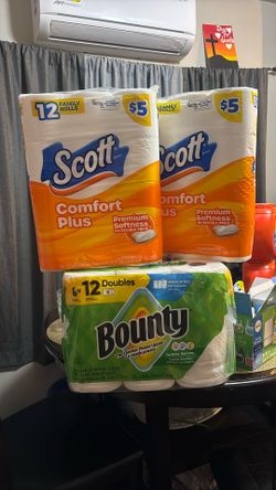 Toilet Paper N Paper Towels N Mouthwash $20 