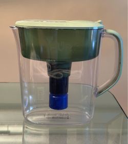 Super Clean Sage Green PUR Large Capacity 11 Cup Water Pitcher Filtration System