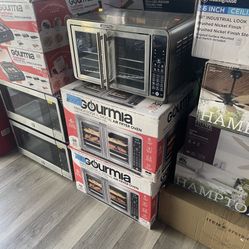 Gourmia 43L XL 12-Slice Digital Air Fryer Oven with Single-Pull French Doors