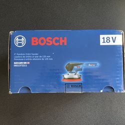 Bosch 5” Random Orbit Sander 18V