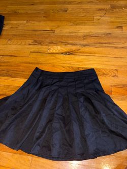 Black Flare Mini Skirt