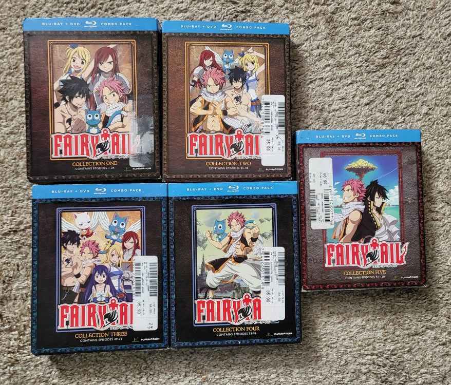 Fairytail Collection 1-5 DVD'S 