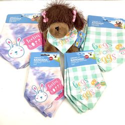 NEW Cute Easter Themed Dog Bandanas 