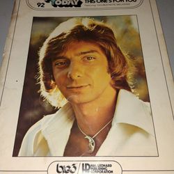 Barry Manilow Sheet Music Book